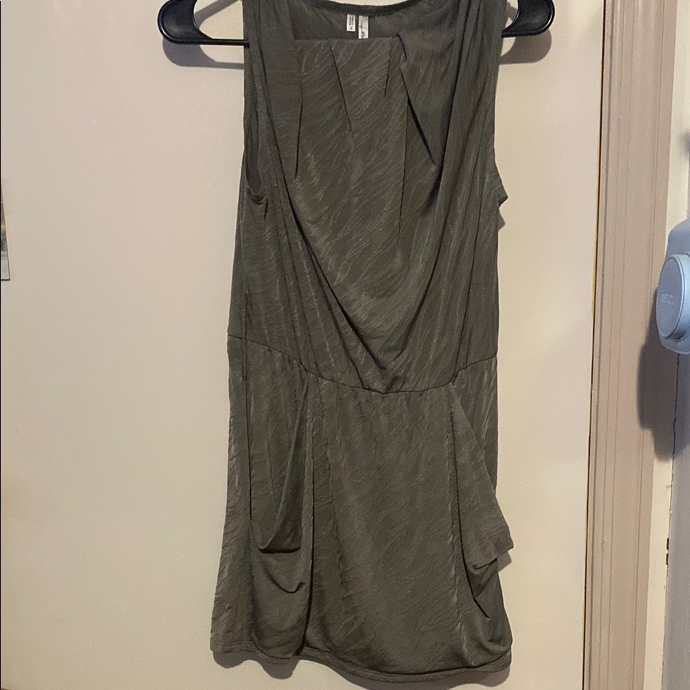 Elegant Olive Green Women's Top